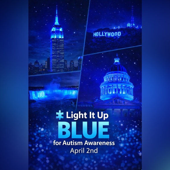 Light It Up Blue April 2nd Autism Awareness Show - Picture 3 of 10